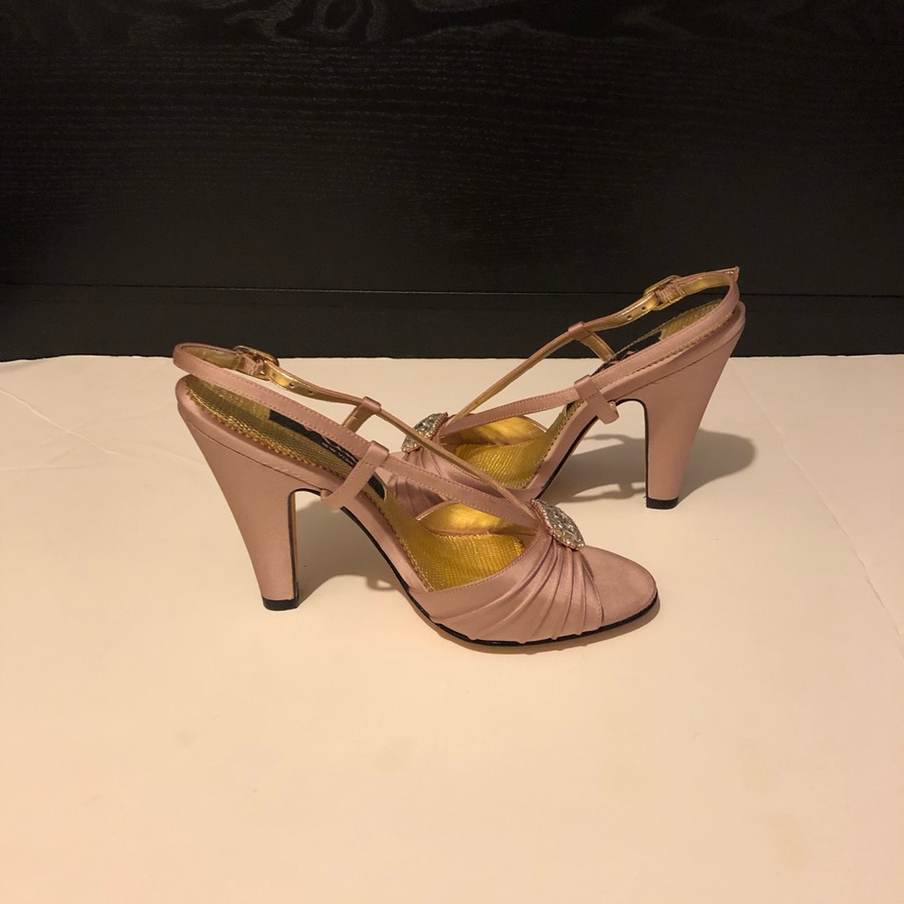 Nina high heel satin sandals